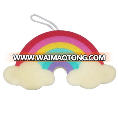 9 Years Factory Direct Sale! Qute Japanese Rainbow Water Bath Sponge/Baby Bath Toy