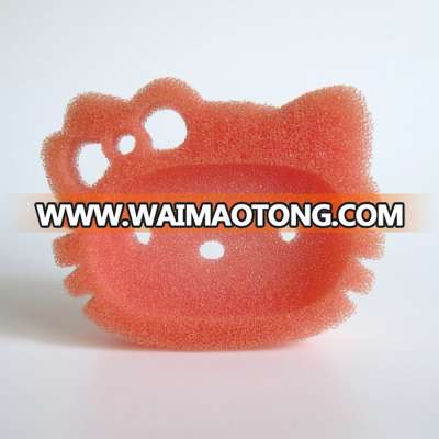 Colorful Cute animal Shaped soap box bath sponge