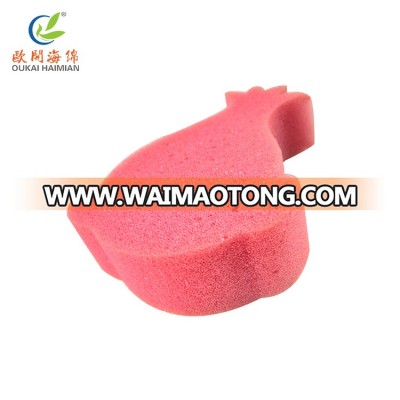 Natural dolphin smooth hydrophilic material baby bath sponge